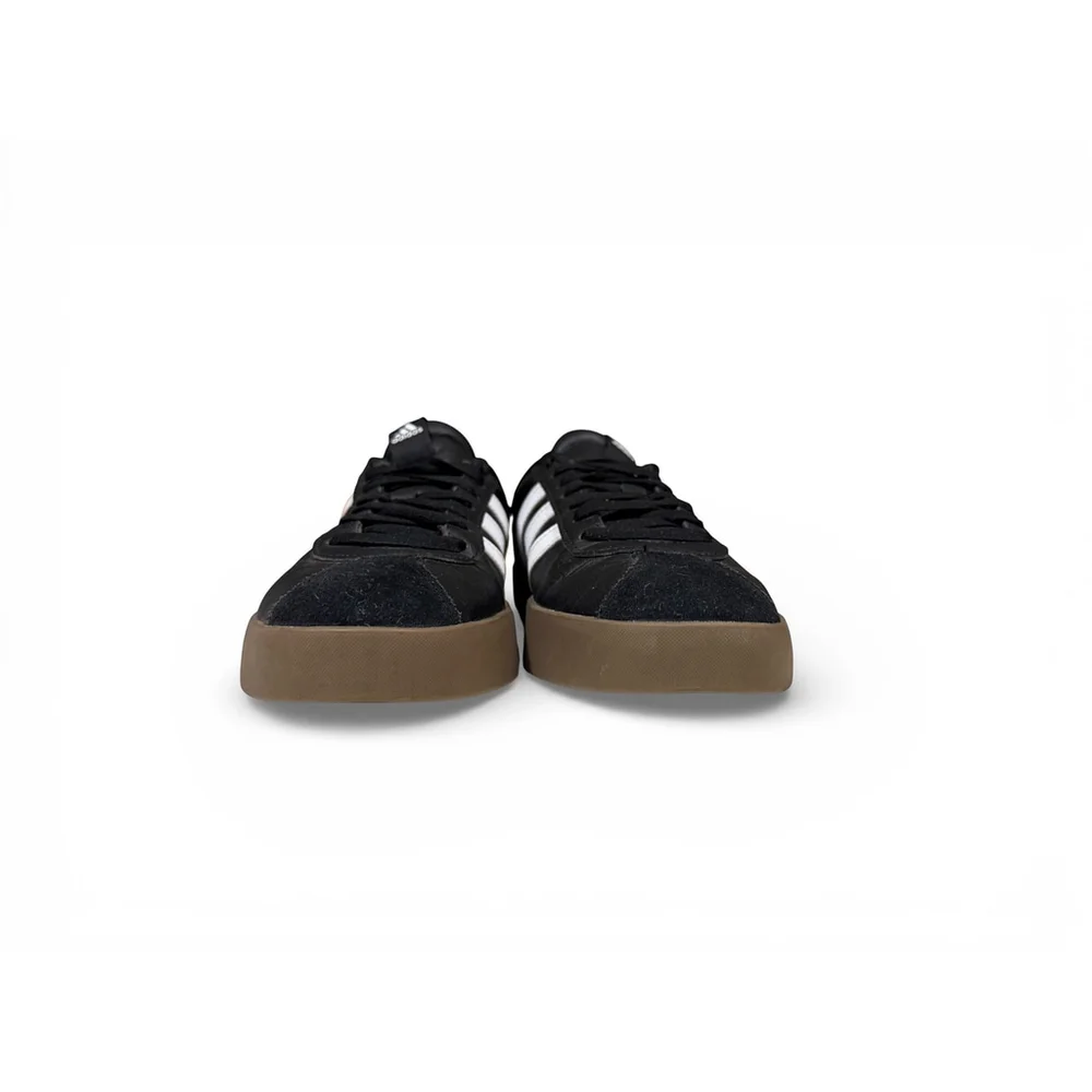 Adidas Men's VL Court 3.0 Core Black/Cloud White/Gum Sz 7 - Picture 4 of 9